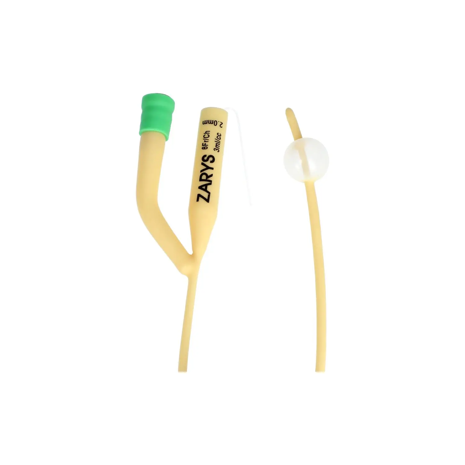 Katéter močový foley 2-cestný nelaton svetlozelený Ch.6-270mm